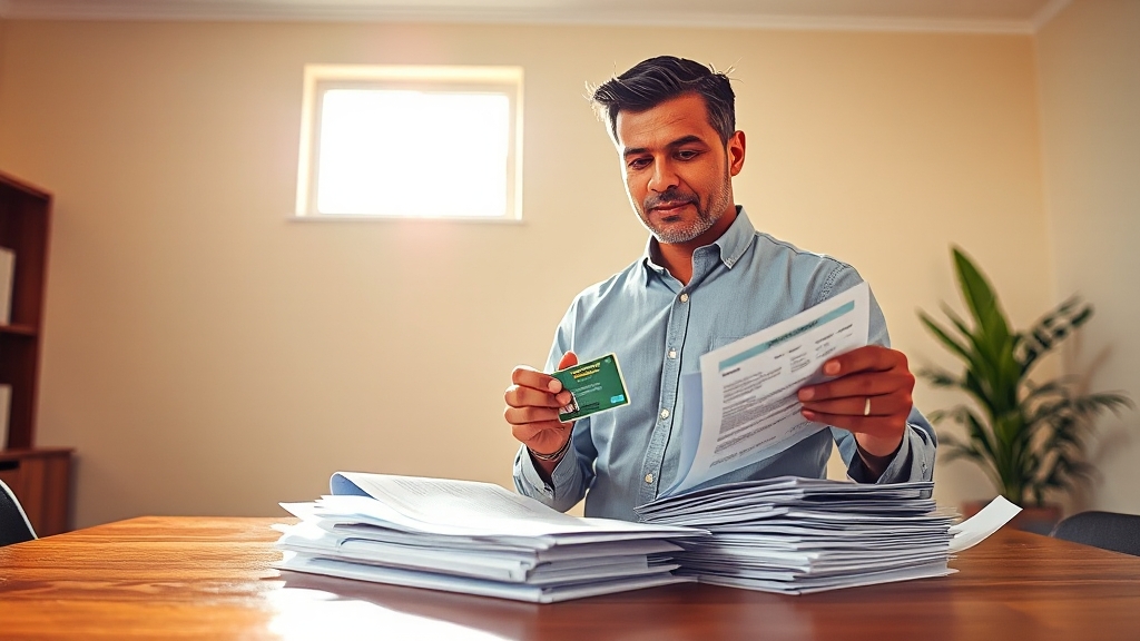 실업급여 신청, 어떤 서류가 필요할까요? (realistic 스타일)