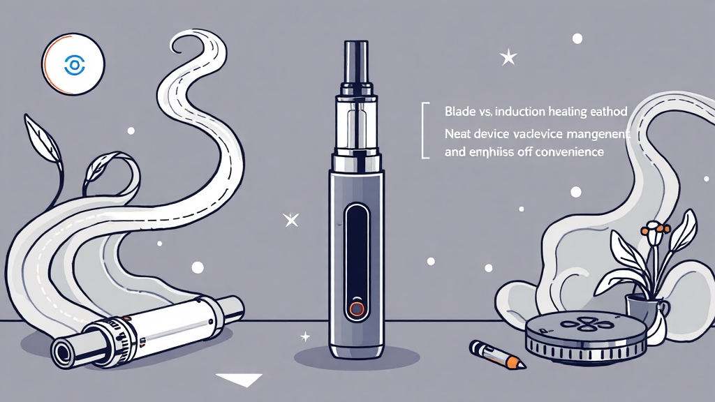 히팅 방식 및 기기 관리 (illustration 스타일)