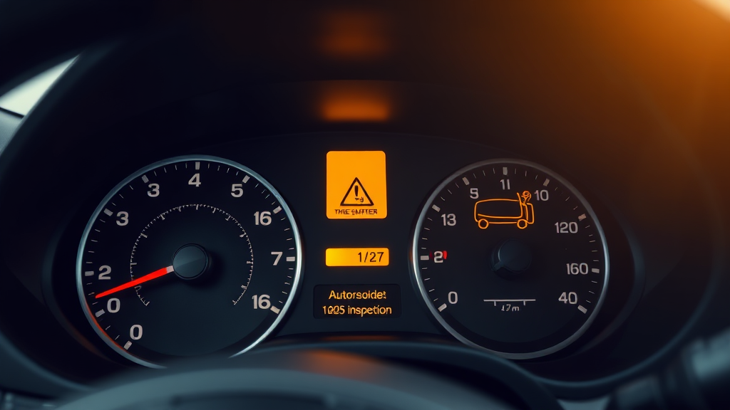 노란색/주황색 경고등: 주의가 필요한 신호들 (realistic 스타일)