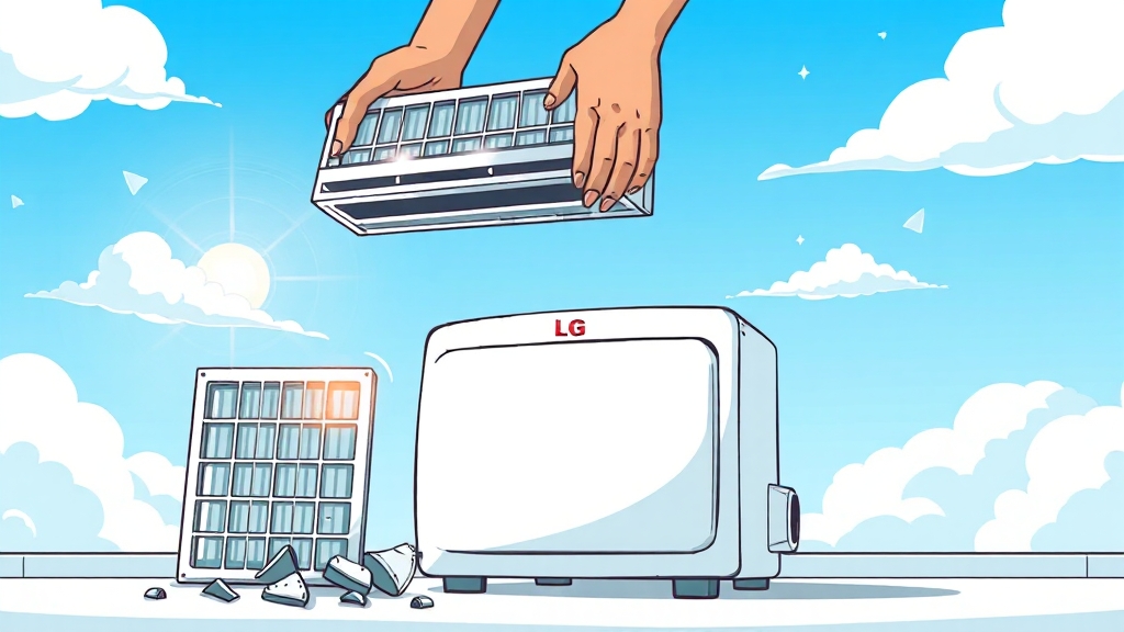 필터 교체, 왜 중요할까요? (cartoon 스타일)