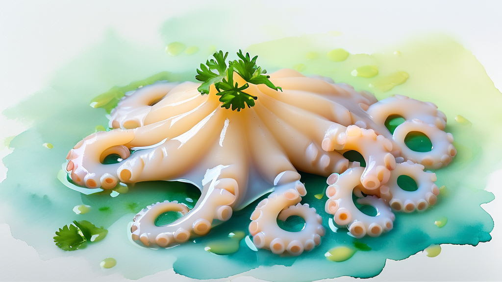 진미채볶음, 더욱 맛있게 즐기는 특별한 팁 (watercolor 스타일)