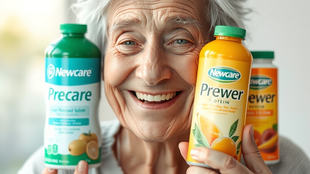 뉴케어 단백질 종류 및 선택 가이드 (realistic 스타일)