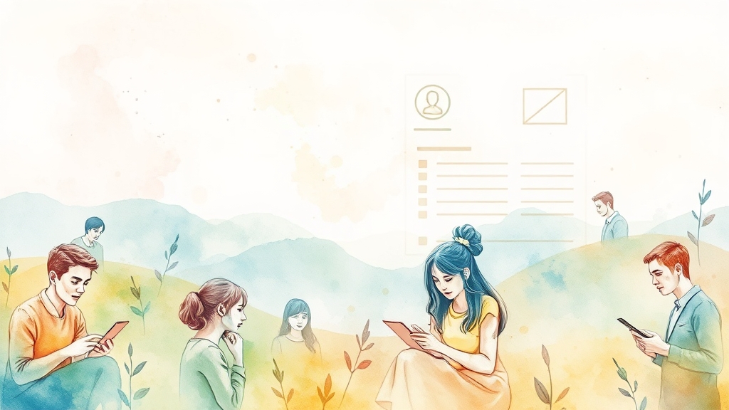 온라인 학습 시스템 & 수료증 발급 (watercolor 스타일)