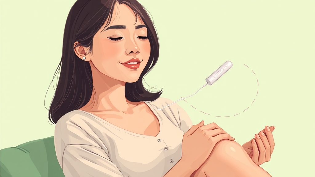 탐폰 사용법: 완벽 가이드 (illustration 스타일)