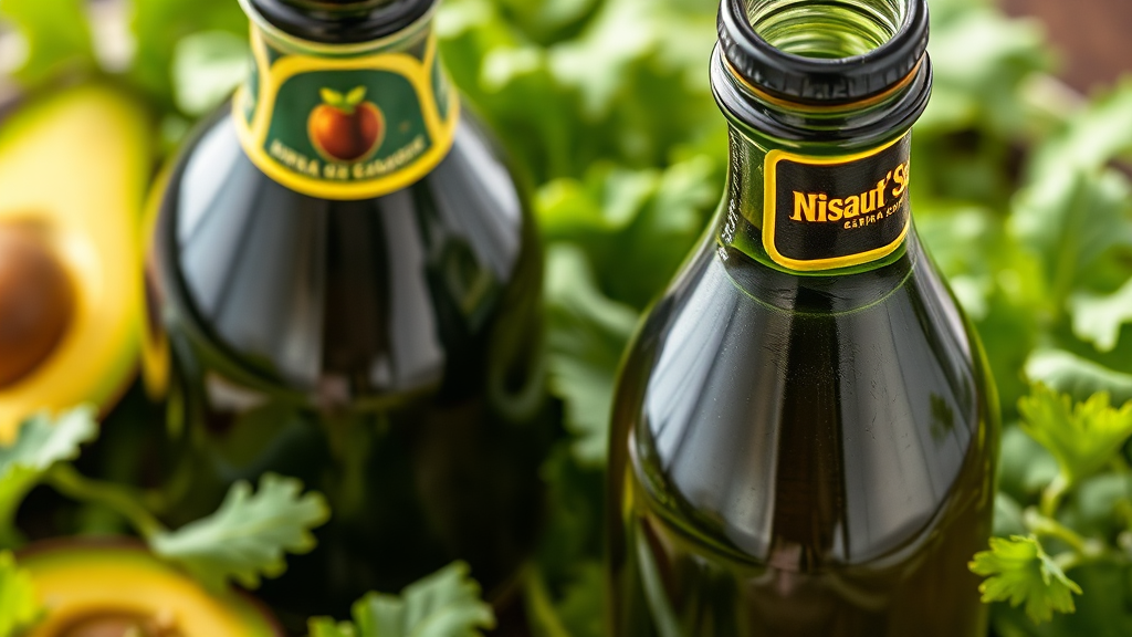 나에게 맞는 아보카도 오일 선택 가이드 (realistic 스타일)