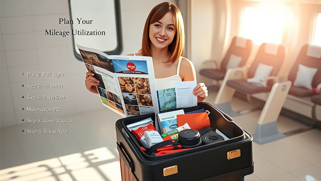 마일리지 활용 전략 (realistic 스타일)