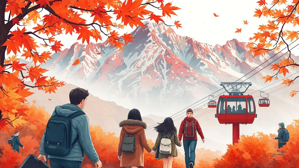 2025 단풍 축제 일정 (illustration 스타일)