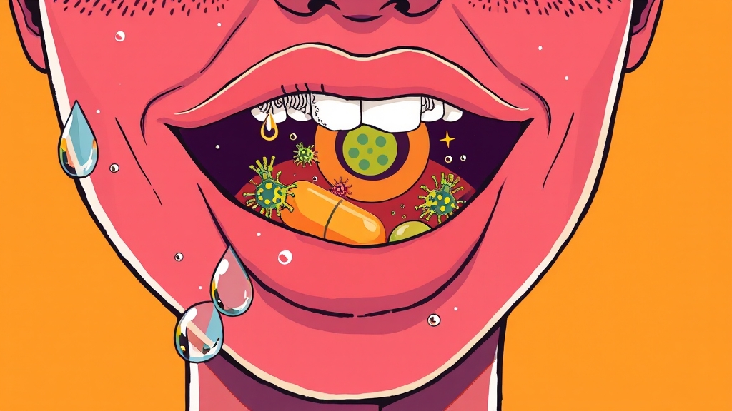 단순 포진, 왜 자꾸 재발할까? (cartoon 스타일)