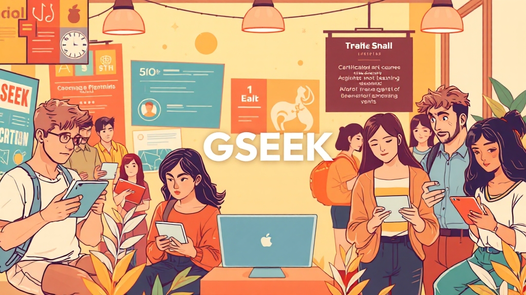 인기 강좌 & 추천 교육 프로그램 (illustration 스타일)