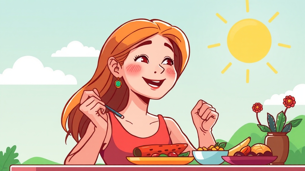 신경 안정 및 정신 건강 (cartoon 스타일)