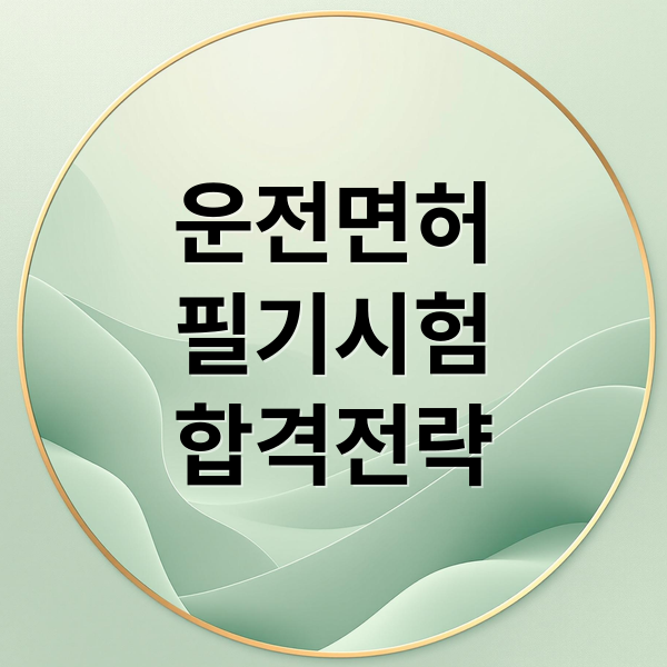 운전면허
필기시험
합격전략 (운전면허 필기시험 문제)