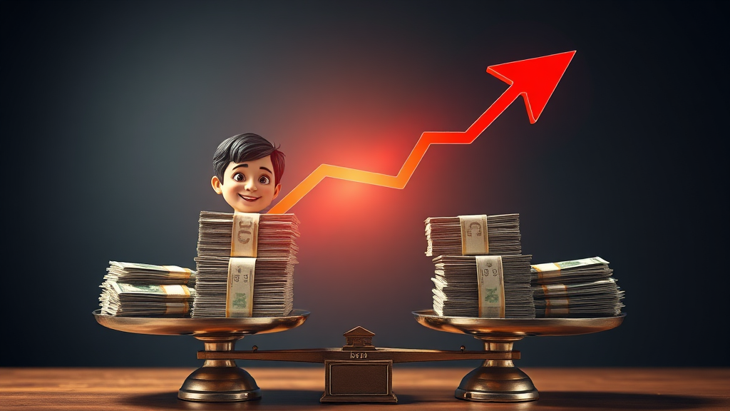 신용점수 관리 및 영향 (realistic 스타일)