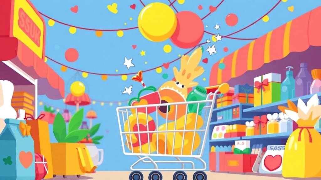 쓱데이, 뭘 사야 잘 샀다고 소문날까? (cartoon 스타일)