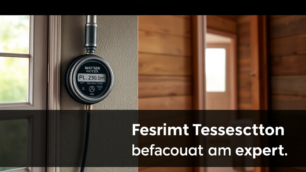 누수 의심 시, 수도 사업소 연락 전 알아야 할 것들 (realistic 스타일)