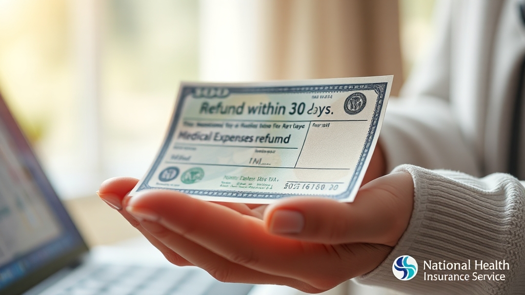 환급금, 언제 받을 수 있나요? (realistic 스타일)