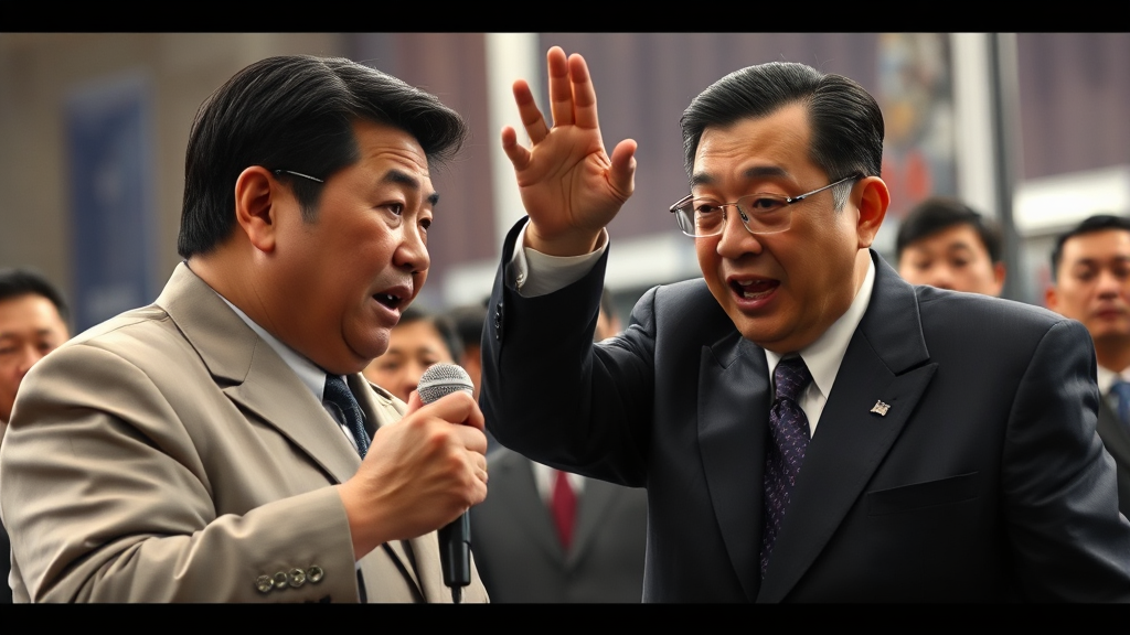 정치권, 전당대회 & 대장동 논쟁 (realistic 스타일)