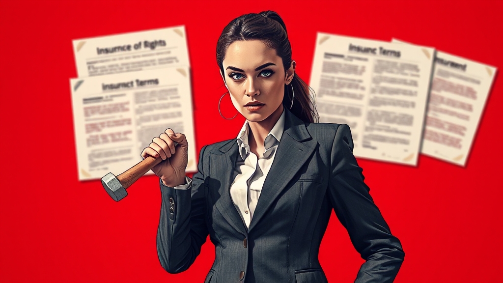 보험금 지급 지연 시 전문가 도움 필요성 (illustration 스타일)