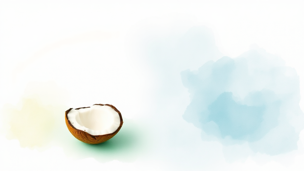 코코넛 오일 다이어트, 성공을 위한 추가 팁 (watercolor 스타일)