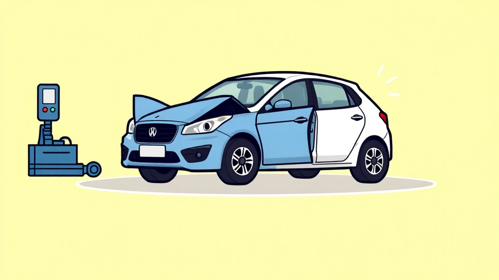 자차처리 득실 계산 사례 (cartoon 스타일)