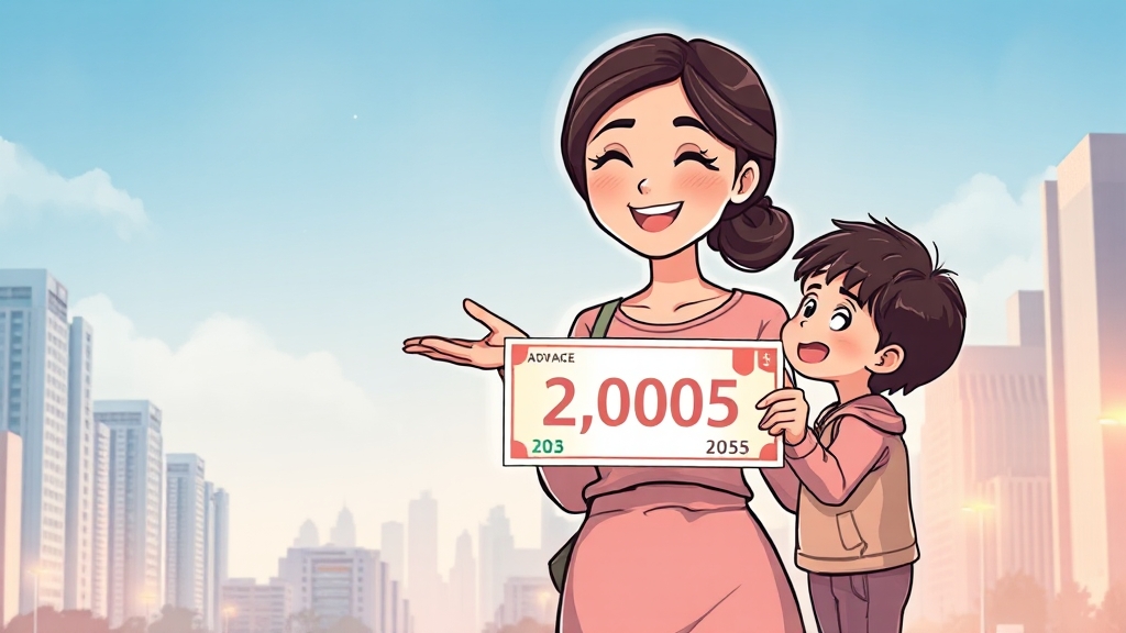 양육비 선지급제란? (cartoon 스타일)