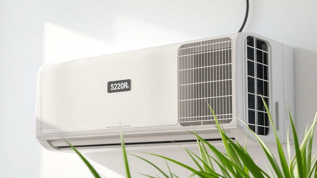 에어컨 에러 코드 및 자가 진단 (realistic 스타일)