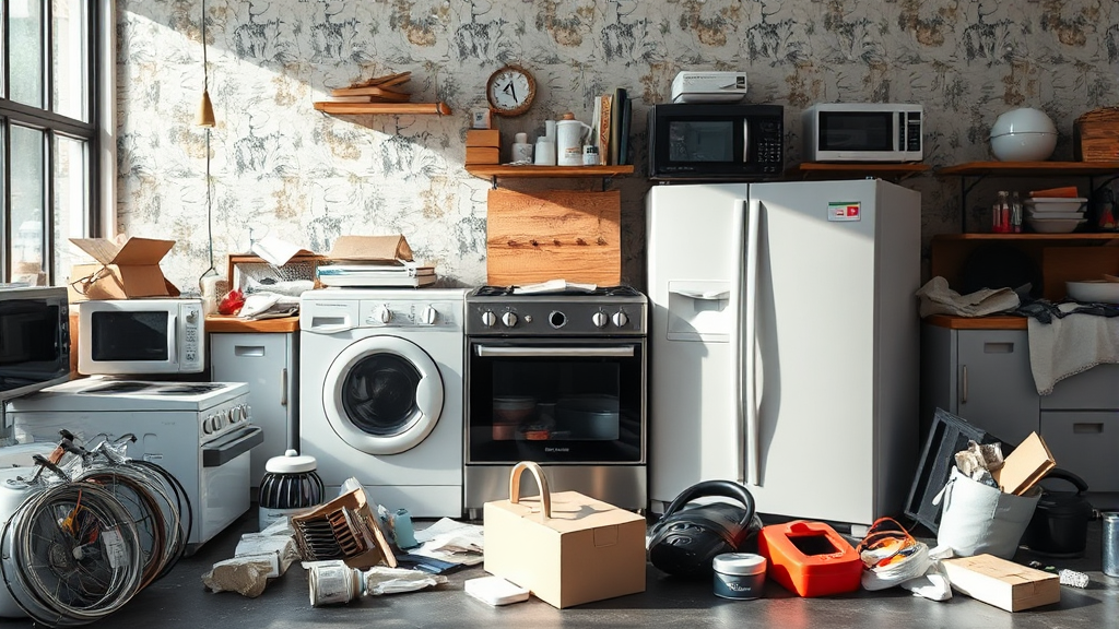 폐가전 무료 수거 완벽 가이드: 신청부터 환경 보호까지 7 폐전기전자제품 무료 수거, 이것만은 주의하세요! (realistic 스타일)