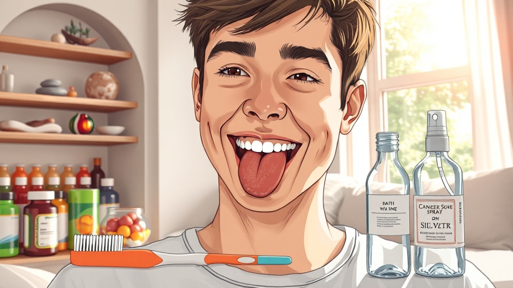 혓바늘 예방하는 습관 (realistic 스타일)