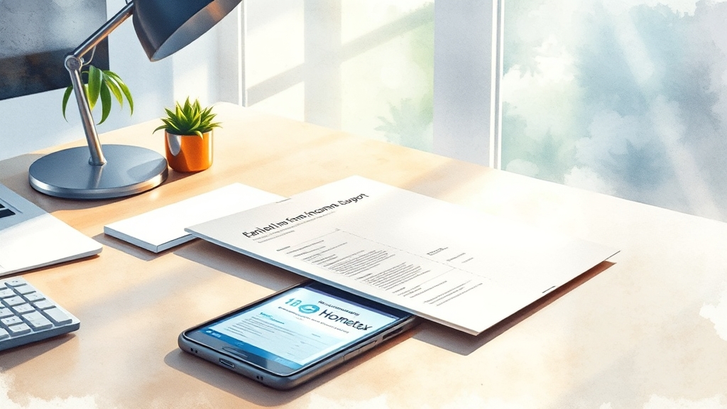 근로장려금 반기 신청 (watercolor 스타일)