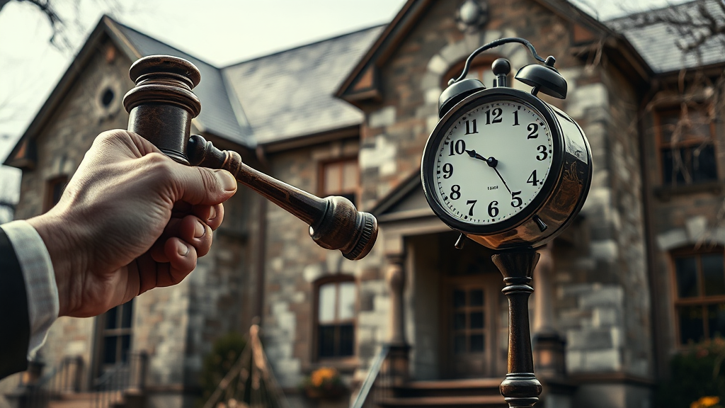 명도소송 기간: 얼마나 걸릴까? (realistic 스타일)