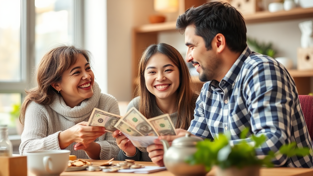 모임통장, 자주 묻는 질문과 답변 (realistic 스타일)