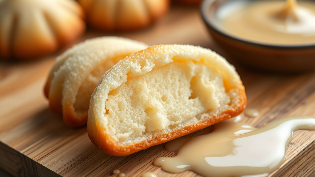 상하이 버터떡, 이것만은 알고 먹자! 맛 평가 및 꿀팁 (realistic 스타일)