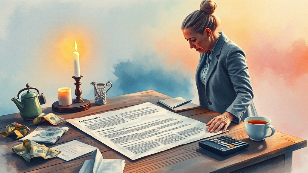 보험 해지, 무엇일까요? (watercolor 스타일)