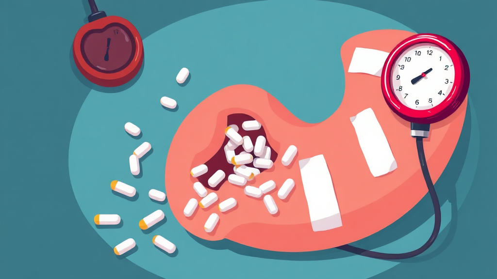 섭취 시 주의사항 (illustration 스타일)