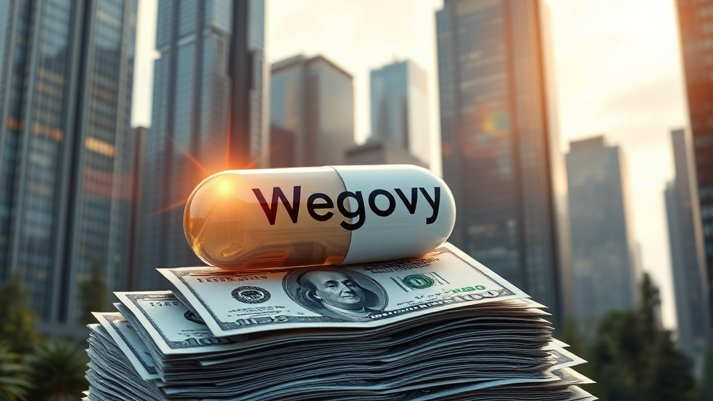 위고비 알약 가격 및 구매 (realistic 스타일)