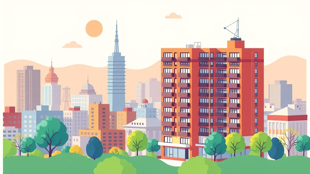 인기 아파트 단지별 실거래가 비교 (illustration 스타일)