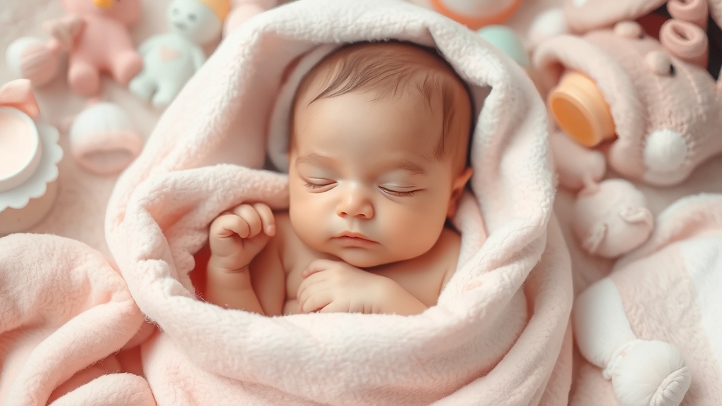 아기 용품 준비물 (watercolor 스타일)