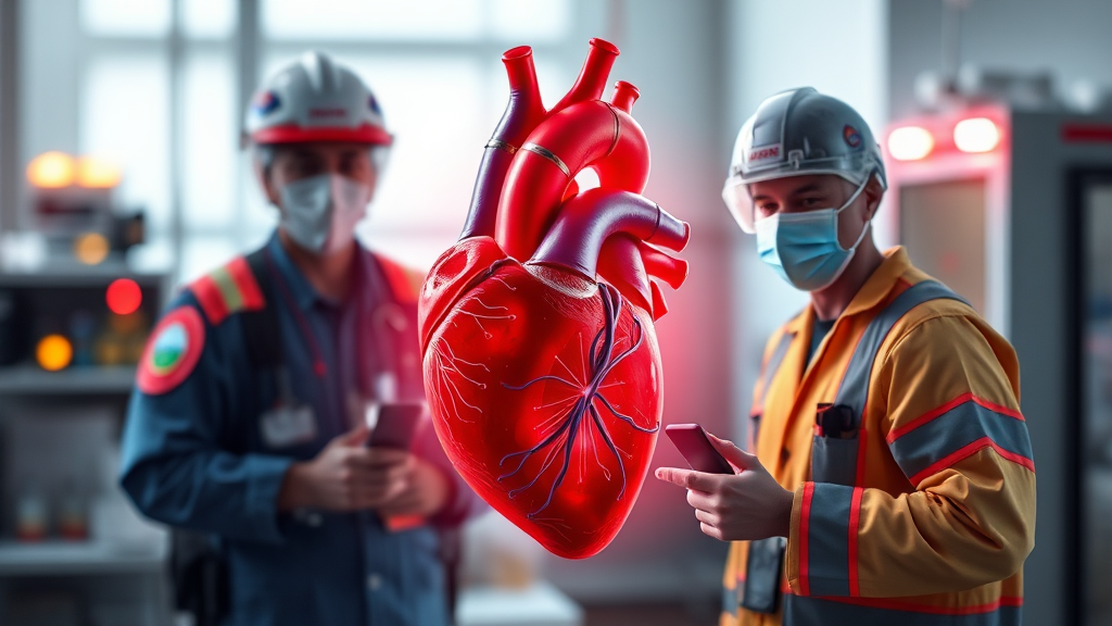 브루가다 증후군 치료 방법: 위험 예방과 관리 전략 (realistic 스타일)