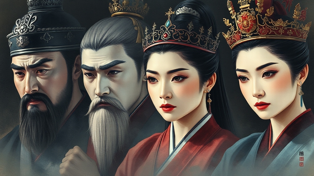 주요 인물 심층 탐구 (watercolor 스타일)