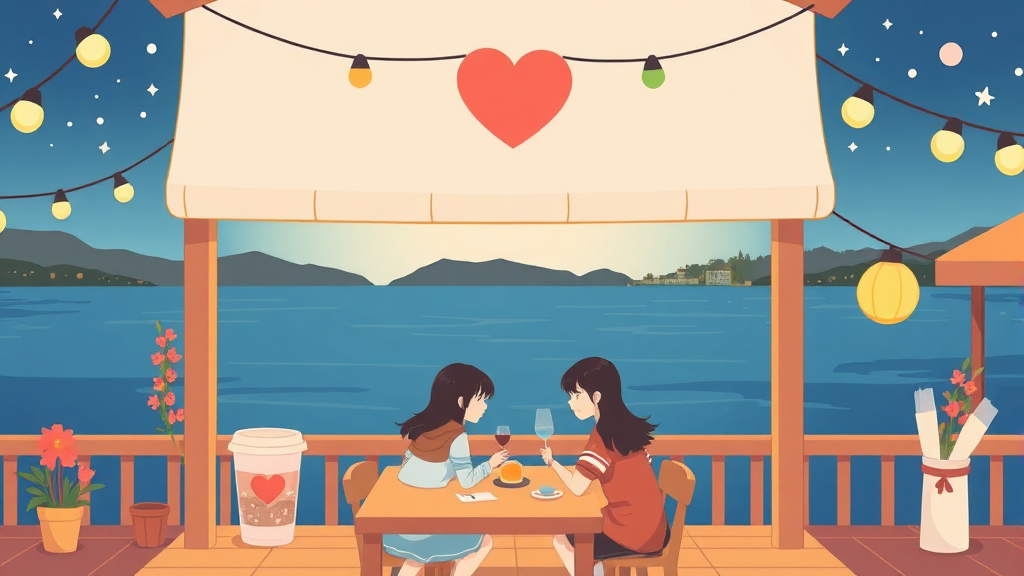 100도만의 특별한 분위기 (cartoon 스타일)