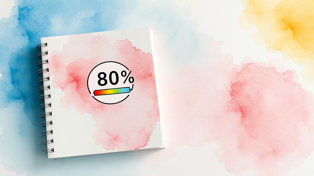 배터리 수명 관리법 (watercolor 스타일)