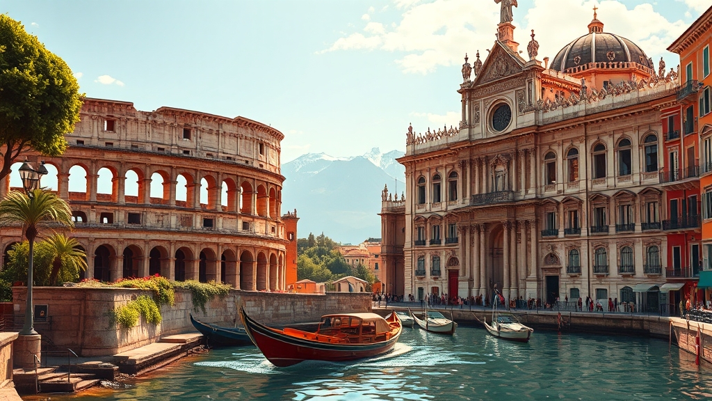 놓치지 말아야 할 명소 (realistic 스타일)