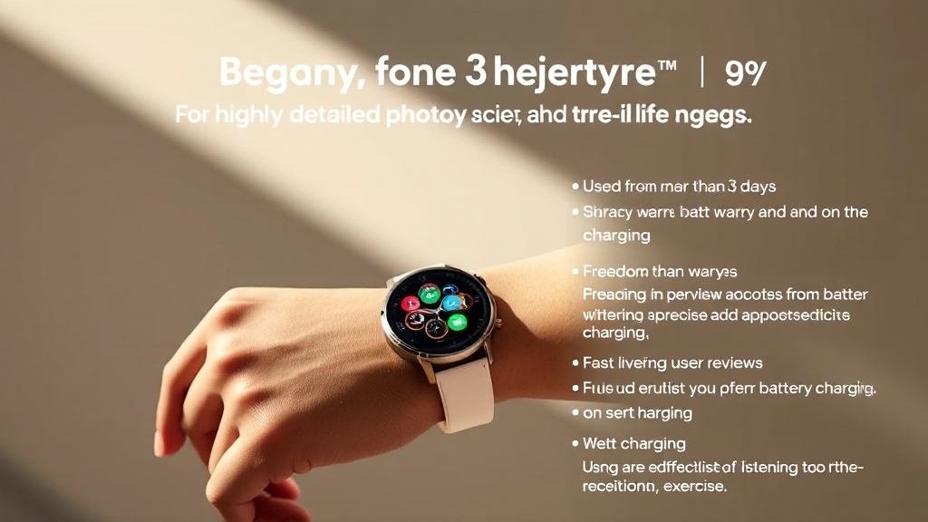 배터리 성능 및 사용 시간 (realistic 스타일)