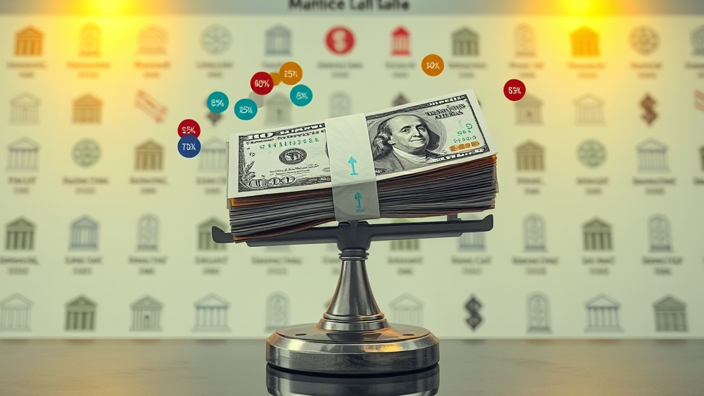 금리 비교 방법 및 고려 사항 (realistic 스타일)