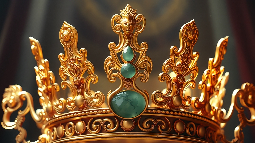 전시 유물 상세 및 상징 (realistic 스타일)