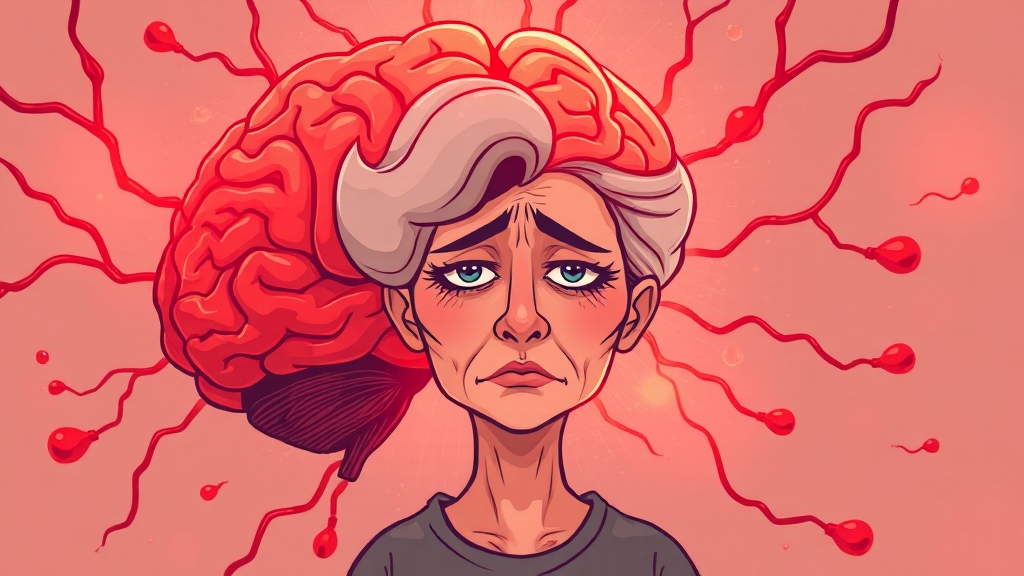 호르몬 변화, 우울증과 어떤 관계가 있을까? (cartoon 스타일)