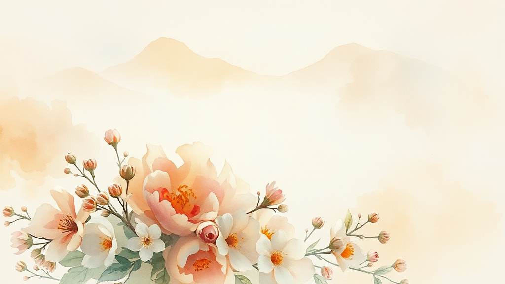 유형별 성격 & 성향 분석 (watercolor 스타일)