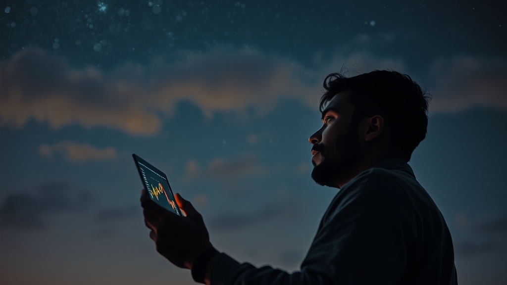 야간 거래는 어떻게 될까? (realistic 스타일)