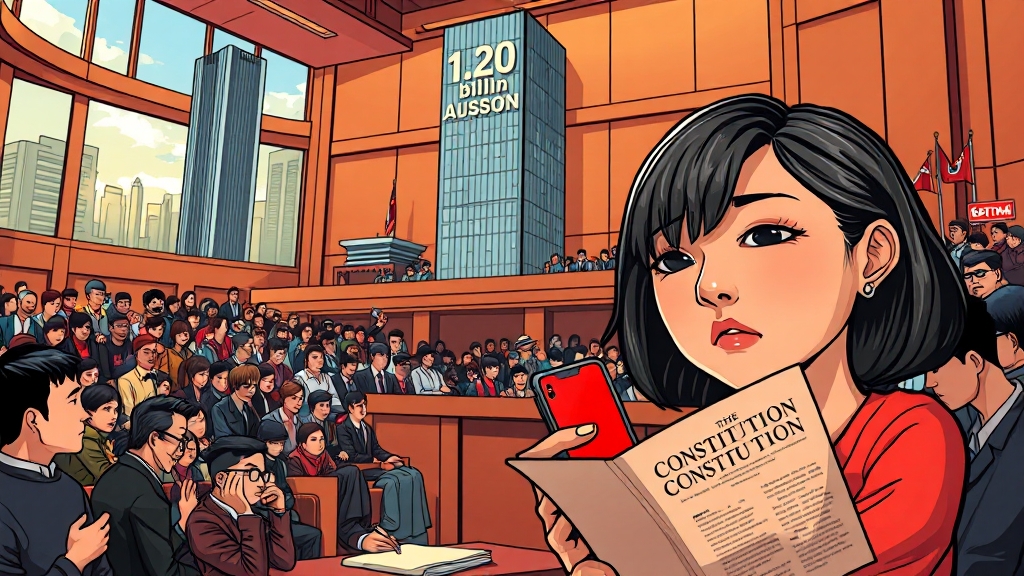 윤석열·김건희 손배소송, 핵심은? (cartoon 스타일)