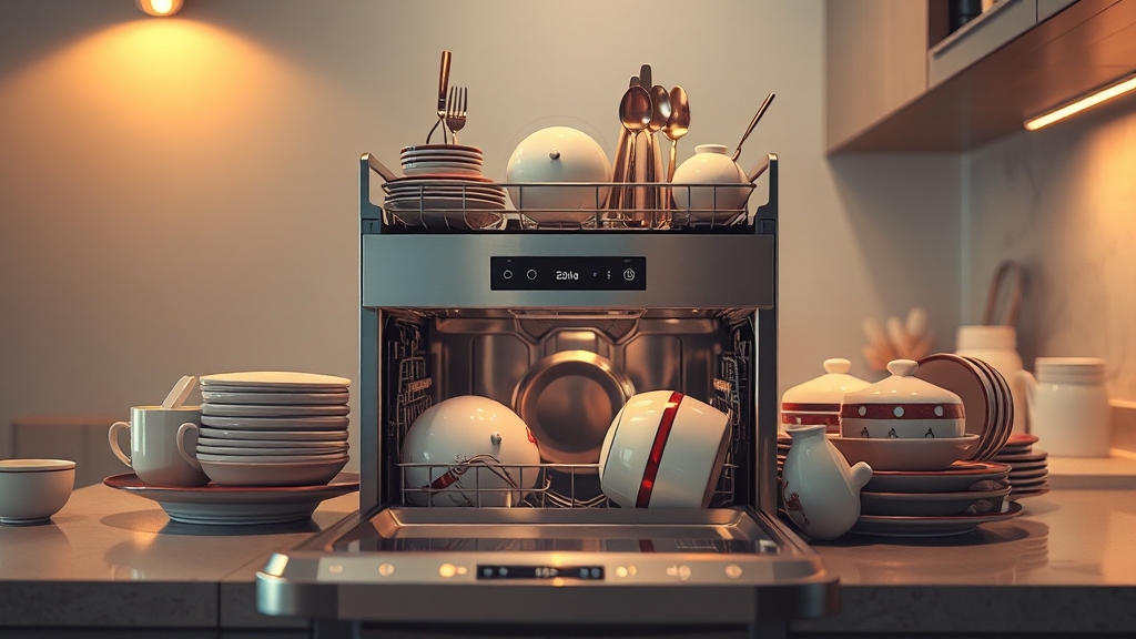 나에게 딱 맞는 식기세척기 선택 가이드 (realistic 스타일)