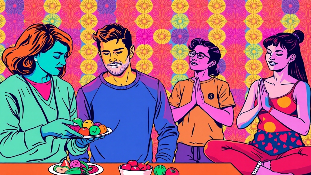 크론병 환자의 식이 및 생활 관리 (popart 스타일)